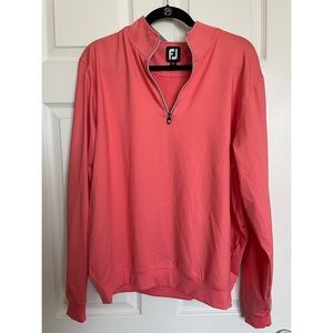 Coral Golf Quarter Zip